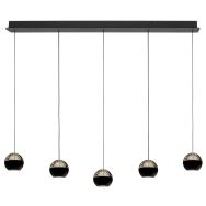 Belluno 4586ZW – 5-lichts hanglamp met cable lift