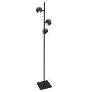 Belluno 4590ZW – 3-lichts vloerlamp smoke glas