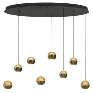 Belluno 4591ME – 8-lichts hanglamp ovaal met cable lift