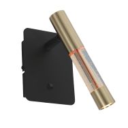 Wandlamp Alisio 4594ME luxe glas in messing met push dimmer