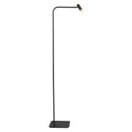 Vloerlamp Lumo 4607ZW - moderne zwarte leeslamp met strak design
