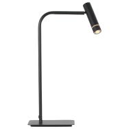 Tafellamp Volari 4709ZW zwarte tafellamp met dimmer