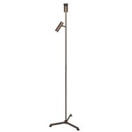 Vloerlamp Stang 4741BR bronzen vloerlamp met leeslicht en E27 fitting