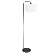 Lamp de sol Stang 4794ZW avec abat-jour en lin blanc grossier