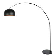 Bodenlampe Globe Schwarz 4911ZW Bogenlampe schwarz/gold E27