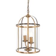 Hanglamp Pimpernel 5971BR brons met helder glas Ø23 cm