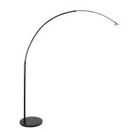 Lampadaire noir en arc Sparkled Light 7268ZW sans abat-jour