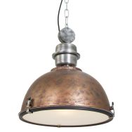Hanglamp Bikkel 7586B robuuste bruine lamp met stoere look