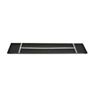 Rechthoekige plafondplaat Mountline I15297S Zwart 140 x 25 x 2,5 cm met ophangbeugel