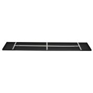 Rectangular ceiling plate I15298S Black 170 x 25 x 2.5 cm with hanging bracket