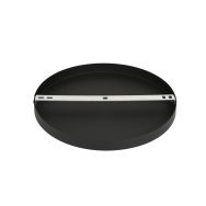 Ronde plafondplaat Mountline I15299S Zwart Ø30 x 2,5 cm met ophangbeugel