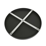 Ronde plafondplaat Mountline I15300S Zwart Ø50 x 2,5 cm met ophangbeugel