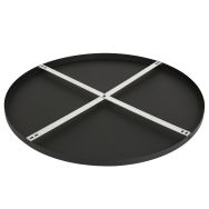 Ronde plafondplaat Mountline I15301S Zwart Ø70 x 2,5 cm met ophangbeugel