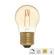 Led lichtbron met E27 fitting filament 2,5W, 1800K, dimbaar G45 vorm