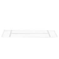 Rechthoekige plafondplaat Mountline I15530S RAL9003 wit 140 x 25 x 2,5 cm met ophangbeugel