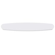 Deens ovalen plafondplaat Mountline I15536S RAL9003 wit 140 x 42 cm met ophangbeugel