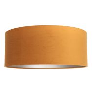 Gold/yellow velvet lampshade K1066KS ⌀50cm with E27 support.