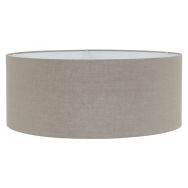 Grey coarse linen lampshade K1066RS Ø 50cm with E27 support