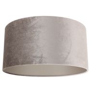 Grey/Taupe Velvet Lampshade K1068GS ⌀40cm with E27 support.