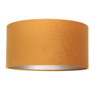Gold/yellow velvet lampshade K1068KS ⌀40cm with E27 support.