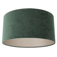 Green velvet lampshade K1068VS ⌀40cm with E27 support.