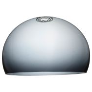 Grey plastic lampshade K11130S Ø38cm with E27 support.