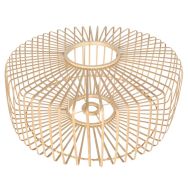 Naturel bamboe/houten lampenkap Breeza-Beache K2002BS ⌀60cm met E27 support.