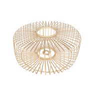 Naturel bamboe/houten lampenkap Breeza-Beache K2004BS ⌀40cm met E27 support.