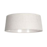 Lampenkap K20101S – Crèmekleurig linnen met witte binnenzijde Ø48 cm