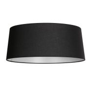 Lampenkap K2010SS – Zwart linnen met witte binnenzijde Ø48 cm
