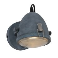 Wandlamp Paco 1311GR Grijs inclusief lichtbron