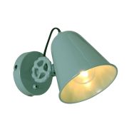 Groen met witte wandlamp Dolphin 1323G met E27 fitting