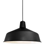 Hanglamp Black moon 1443ZW Zwart Ø40cm E27 fitting