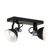 Ceiling spotlight Brooklyn 1534ZW Black including GU10 light sources