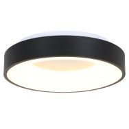 Plafondlamp Ringlede 2563ZW Zwart Ø48cm