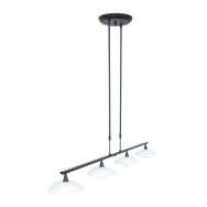 Hanging lamp Tallerken 2658ZW Black 4 lights