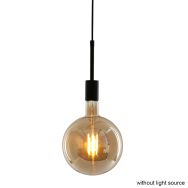 Hanging lamp Minimalics 2701ZW Black with E27 fitting