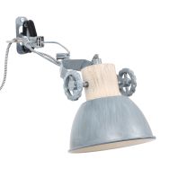 Klemspot en wandlamp Gearwood 2752GR Grijs E27 fitting