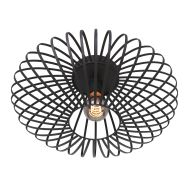 Zwarte plafondlamp Dunbar 3097ZW Ø40cm E27 fitting