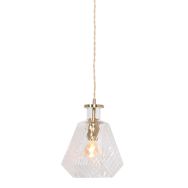 Hanglamp Grazio Glass 3492ME Messing met E14 fitting