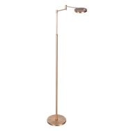 Vloerlamp Soleil accu 3515BR geborsteld brons met zwenkarm 