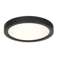 Zwarte Plafondlamp 4132ZW met 3 standen dimfunctie en lichtkleur instelbaarheid Ø29 cm