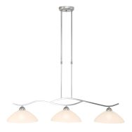 Hanglamp Capri 6837ST Staal 115cm breed en in hoogte verstelbaar