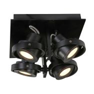 Ceiling spotlight Quatro 7552ZW Black