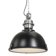 Zwarte industrie lamp