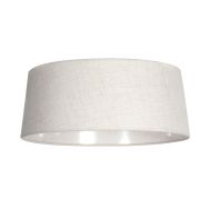 Abat-jour K2010SS – Lin couleur crème avec intérieur blanc Ø48 cm