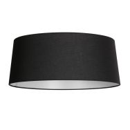 Abat-jour K2010SS – Lin noir avec intérieur blanc Ø48 cm