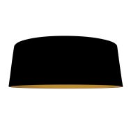 Abat-jour K2013SS – Lin noir avec intérieur doré Ø60 cm